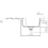 SYSTEMCERAM beépíthető mosogató Solva 80 800 x 510 mm Grönland forgatható