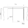 SYSTEMCERAM beépíthető mosogató Juna 75 750 x 510 mm balos csepptálca Fango