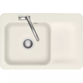   SYSTEMCERAM beépíthető mosogató Juna 75 750 x 510 mm jobbos csepptálca Jázmin