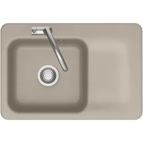   SYSTEMCERAM beépíthető mosogató Juna 75 750 x 510 mm jobbos csepptálca Fango