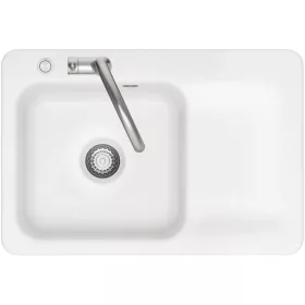   SYSTEMCERAM beépíthető mosogató Juna 75 excenter 750 x 510 mmtálca jobb Polar