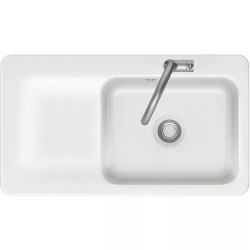 SYSTEMCERAM beépíthető mosogató Juna 90 900 x 510 mmcsepptálca balGrönland