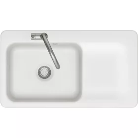   SYSTEMCERAM beépíthető mosogató Juna 90 900 x 510 mm jobbos csepptálca Polar