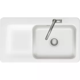   SYSTEMCERAM szintbe építhető mosogató Juna 90 F 876 x 486 mmtálca balGrönland