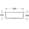 VILLEROY & BOCH mosogató 6360.01.R1 595 x 500 x 200 mm fehér alpesi színben