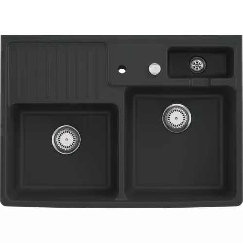 VILLEROY & BOCH mosogató 632392R7 895 mm Pure Black