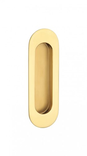 Oval sliding door shell STERK 1717 Shiny gold PVD