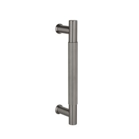   Knurled Door pull STERK 1770 BS PVD - Basalt colored PVD coating - Single sided