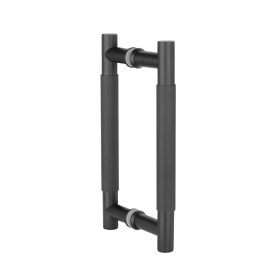 Knurled Door Pull STERK 1770 F5 - Black - Double Sided