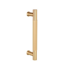   Knurled Door Pull STERK 1770 MG - Satin gold color - One-sided