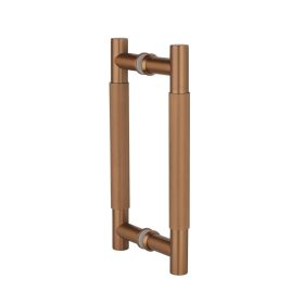   Knurled Door pull STERK 1770 PN PVD - Copper PVD coating - Two-sided