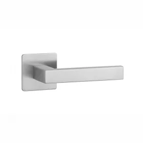   STERK SQUARE 1760 Square rosette ULTRA SLIM 3MM 16 - Inox (ONLY THE HANDLE ON THE UPPER ROSETTE)