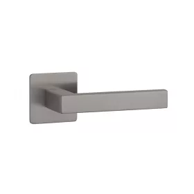   STERK KVADRAT 1760 Square Rosette ULTRA SLIM 3MM BS PVD - Basalt color PVD (ONLY HANDLE UPPER PINK