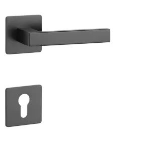   STERK KVADRAT 1760 Rozetă pătrată ULTRA SLIM 3MM F5 - Negru PZ