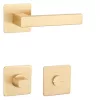 STERK KVADRAT 1760 Rozetă pătrată ULTRA SLIM 3MM MG - WC auriu satinat