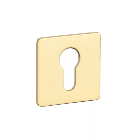   Rozetă pătrată STERK KVADRAT 1711 ULTRA SLIM 3MM PVD Aur - Acoperire PVD de culoare auriu strălucitor PZ