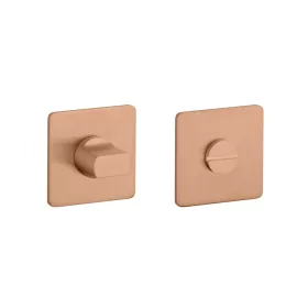   Rozetă pătrată STERK KVADRAT 1712 ULTRA SLIM 3MM PN PVD - Roșu cupru acoperire PVD WC 4x4