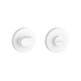 Rozetă rotundă STERK OVAL 1712 PRO 8MM WH - WC alb 4x4