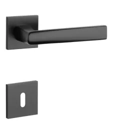 STILE ADANA Rozetă pătrată Q SLIM 7MM Negru - Negru BB