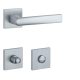 STILE ADANA Quadrat Q SLIM 7MM PSC WC in satiniertem Chrom