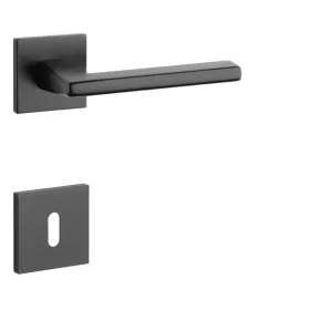 STILE ARTA Rozetă pătrată Q SLIM 7MM Negru - Negru BB
