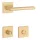 STILE ARTA Square Q SLIM 7MM GOLD SATIN - WC auriu satinat