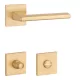 STILE ARTA Square Q SLIM 7MM GOLD SATIN - WC auriu satinat