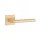 STILE ARTA Rozetă pătrată Q SLIM 7MM GOLD SATIN - Culoare auriu satinat (NUMAI MÂNER PE ROSETĂ SUPERIOARĂ)