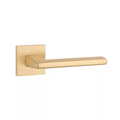STILE ARTA Rozetă pătrată Q SLIM 7MM GOLD SATIN - Culoare auriu satinat (NUMAI MÂNER PE ROSETĂ SUPERIOARĂ)