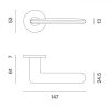 STILE AVA Kreis R SLIM 7MM MSB Titanfarbe PZ