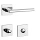 STILE EURA Square rosette Q SLIM 7MM CP - Bright chrome WC