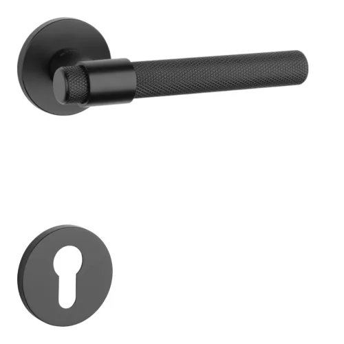 STILE GOYA Körrozettás R SLIM 7MM BLACK - Fekete PZ