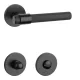 STILE GOYA Körrozettás R SLIM 7MM BLACK - Fekete WC
