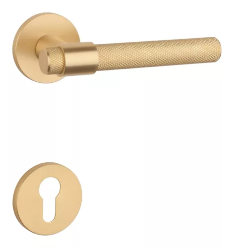 STILE GOYA Körrozettás R SLIM 7MM GOLD SATIN - Szatén arany színű PZ
