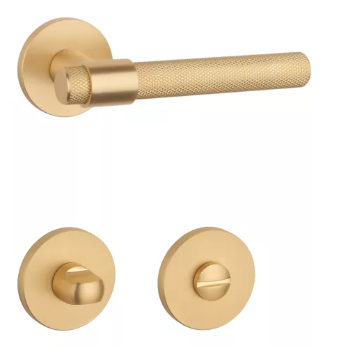 STILE GOYA Körrozettás R SLIM 7MM GOLD SATIN - Szatén arany színű WC