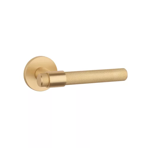 STILE GOYA Körrozettás R SLIM 7MM GOLD SATIN - Szatén arany színű (CSAK KILINCS FELSŐ ROZETTÁN)