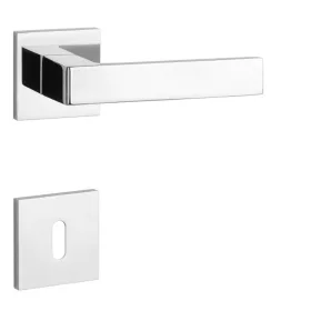   STILE HIRA Rozetă pătrată Q SLIM 7MM CP - BB crom strălucitor