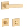 STILE HIRA Square Q SLIM 7MM GOLD SATIN - WC auriu satinat