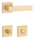 STILE HIRA Square Q SLIM 7MM GOLD SATIN - WC auriu satinat