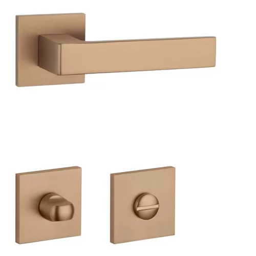 STILE HIRA Square Q SLIM 7MM LIGHT BROWN - WC maro deschis