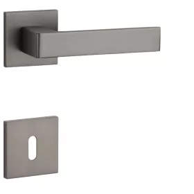   STILE HIRA Rozetă pătrată Q SLIM 7MM MSB - culoare titan BB