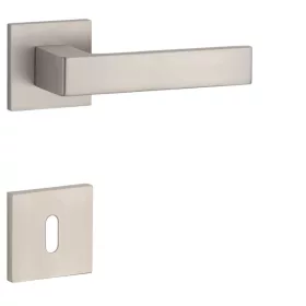   STILE HIRA Rozetă pătrată Q SLIM 7MM MSN - Nichel satinat BB
