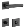 STILE LIMA Square Q SLIM 7MM BLACK - Black WC