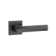 STILE LIMA Square Rosette Q SLIM 7MM BLACK - Black (ONLY HANDLE ON UPPER ROSETTE)