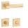 STILE LIMA Square Q SLIM 7MM Satin Gold Color - Satin Gold Color WC