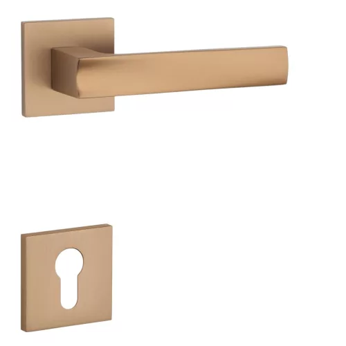 STILE LIMA Square Q SLIM 7MM LIGHT BROWN - Light brown PZ