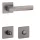 STILE LIMA Square flush Q SLIM 7MM MSB - Titanium colored WC