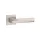 STILE LIMA Square Rosette Q SLIM 7MM MSN - Satin Nickel (ONLY HANDLE ON UPPER ROSETTE)