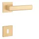 STILE MIIA Square Q SLIM 7MM GOLD SATIN - Culoare auriu satinat BB