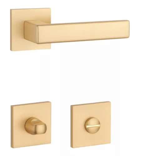 STILE MIIA Square Q SLIM 7MM GOLD SATIN - WC auriu satinat